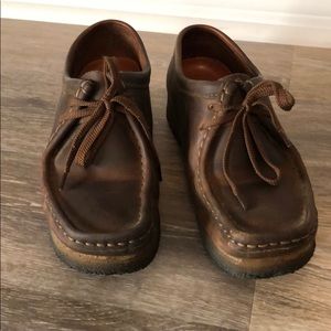 Clark Wallabee Dark Brown 7.5